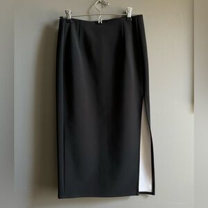 INTERMIX Black Pencil Skirt Small